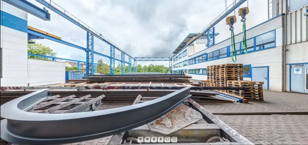 360 Grad Foto Stahlbau