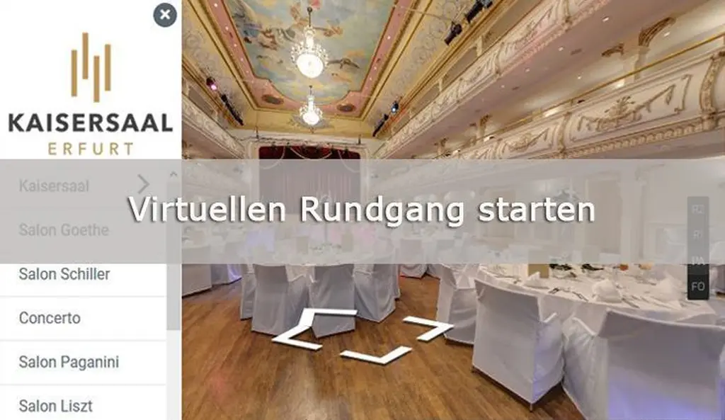 360 Grad Ansicht starten